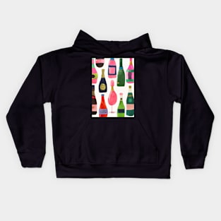 Bottles Pattern Painting Kids Hoodie